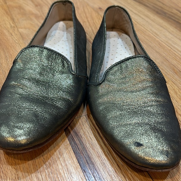 Gold metallic loafer super soft - Picture 10 of 12